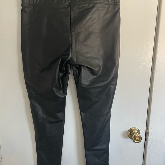 Mixit Black Faux Leather Leggings - Picture 4 of 4